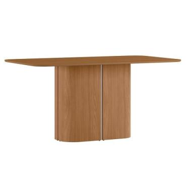 Imagem de Mesa de Jantar 6 Lugares Retangular 160cm Verbena N01 Ypê - Lyam Decor