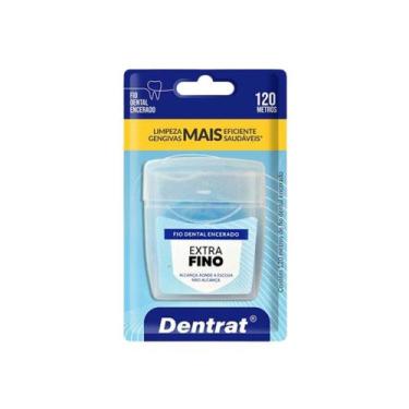 Imagem de Fio dental dentrat encerado 120m extra fino