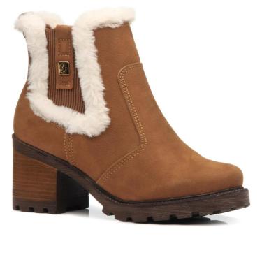 Imagem de Bota Pegada Feminina em Couro Camel 281307-01-Feminino