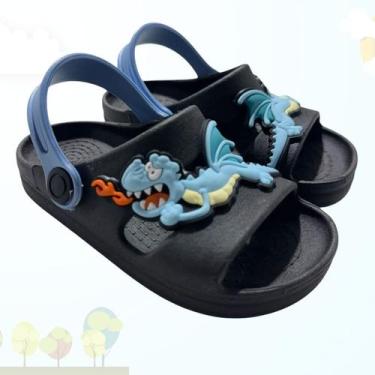 Imagem de Sandália Papete Infantil Masculino com Enfeite. Conforto e Qualidade p