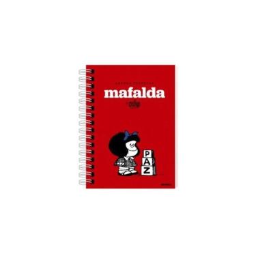 Imagem de Agenda Perpetua Mafalda Roja Paz- 2 Dias Por Pagina