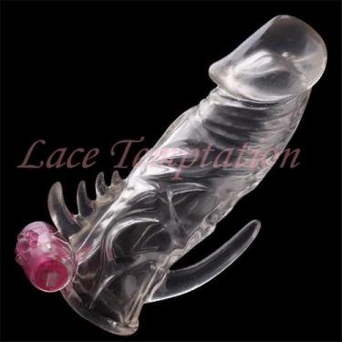 Imagem de Capa Extensora Silicone Cristal Texturizada 12,5cm Macia
