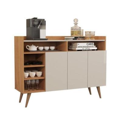 Imagem de Aparador Buffet Celta Cantinho do Café Off White Nature Germai