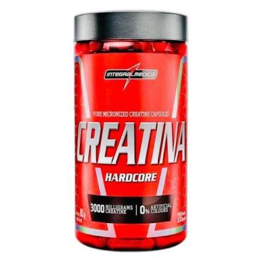 Imagem de Integralmedica Creatina Hardcore 120 Cápsulas: Força, Desempenho e Rec