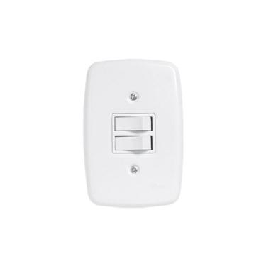 Imagem de Interruptor Pluzie Linha Ideale 10A 20A 4x2 2 Teclas Paralelas com Certificação Inmetro...