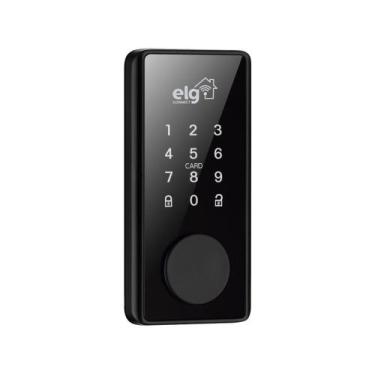 Imagem de Fechadura Digital Inteligente Wifi ELG, Preto
