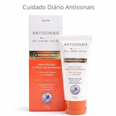 Imagem de Minancora Gel Creme Facial Antissinais 40g Rápida Absorção