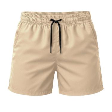 Imagem de Short Tactel Liso Bermuda Masculina Confortável Academia Treino-Masculino