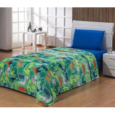 Imagem de Manta Infantil Estampada Personagens Solteiro Super Macio 1,5m X 2,1m 