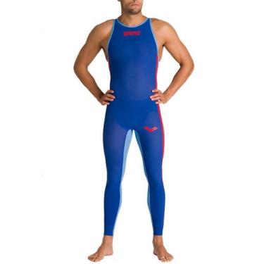 Imagem de Maiô De Natação Masculino Powerskin R-Evo+ Águas Abertas Arena, 65, Oc