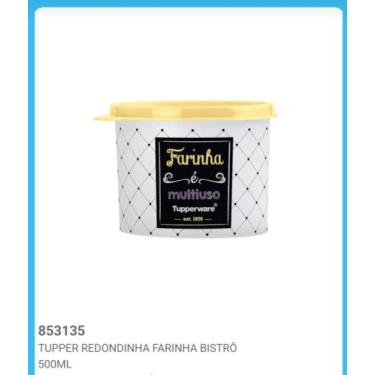 Imagem de Tupper redondinha farinha bistro 500 ml - TUPPERWARE
