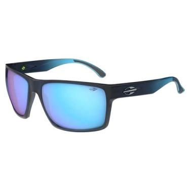 Imagem de Óculos de Sol Mormaii Carmel Esportivo Masculino, Azul degradê
