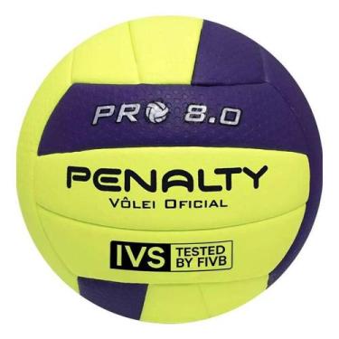 Imagem de Bola Penalty Vôlei 80 Profissional Oficial IX - Única - Am, Amarelo, R