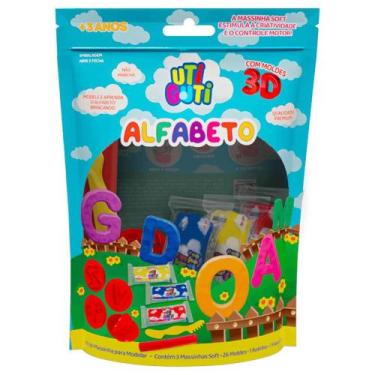 Imagem de Kit Massinha Soft Completo UTI GUTI, Alfabeto