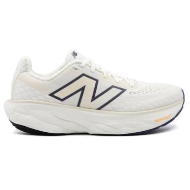 Imagem de Tênis New Balance Fresh Foam X 1080V14 Masculino, 48, Bege, Marinho