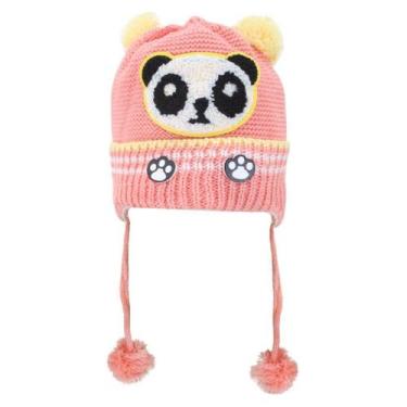 Imagem de Touca Gorro Infantil Salmão Panda Tamanho Único - Gici Vest