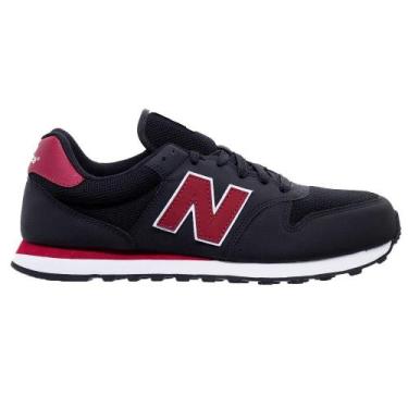 Imagem de Tênis Casual Masculino New Balance 500V2 Preto, 43, Preto