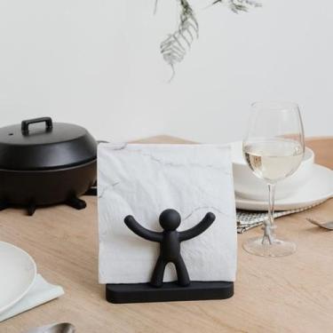 Imagem de Porta-Guardanapos Decorativo Estilo Bonequinhos para Mesas Elegantes -