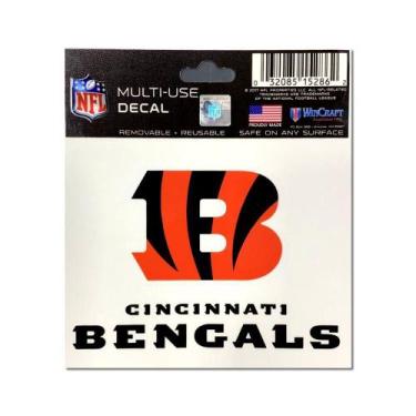 Imagem de Adesivo Multi-Uso 8x10 NFL Cincinnati Bengals - Wincraft