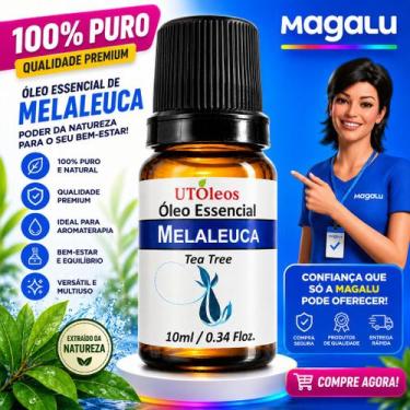 Imagem de Óleo Essencial Melaleuca Tea Tree 10ml Puro Natural Vegano Qualidade P