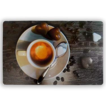 Imagem de Kit Jogo Americano com Porta Copos Cook D1111 12 Peças Plástico Estampas Sortidas Dolce Home