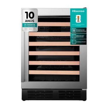 Imagem de Adega de Vinhos Hisense para 54 Garrafas - HWL-54W1ANQRI, 110V