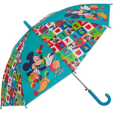 Imagem de Guarda Chuva Mickey Disney - 4 a 12 anos - Reforçado Automatico - Mike