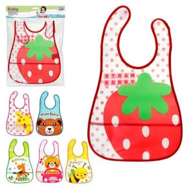 Imagem de Babador Infantil Com Bolso E Grampo 35cm - ZU781 - ds, Masculino