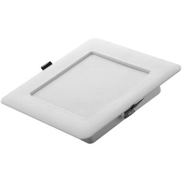 Imagem de Plafon Led Tramontina Quadrado De Embutir Slim 1000 Lm 12 W Bivolt 400