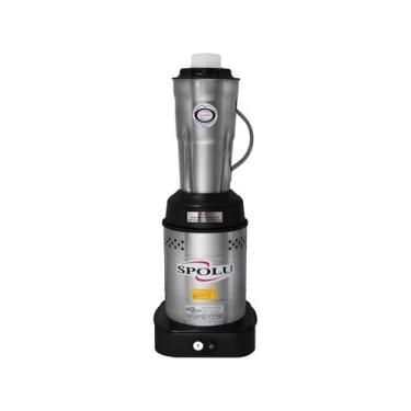 Imagem de Liquidificador Industrial Baixa Rotação 2L Inox Bivolt Spolu