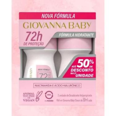 Imagem de Giovanna Baby Desodorante Roll-on Classic 72h Proteção Kit 2x50ml Anti