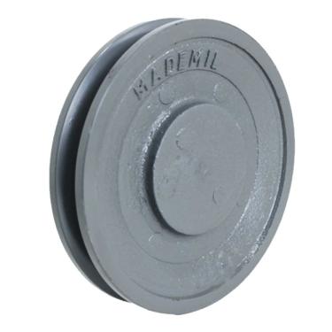 Imagem de Polia Ferro Fundido 1 Canal a para Transmissao Industrial 190MM Cinza Mademil