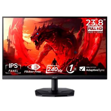Imagem de Monitor Gamer Acer Nitro 24" 240Hz 1Ms LED IPS Full HD KG240Y W3BIIP B