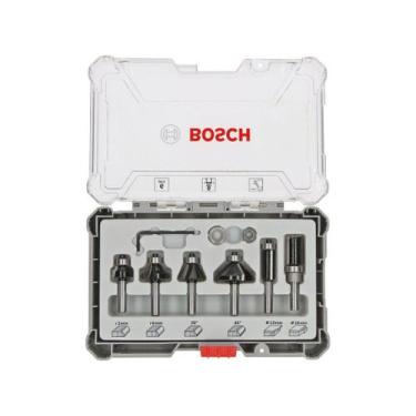 Imagem de Jogo De Fresas Tupia Para Madeira 6mm Kit Com 6 Peças Bosch