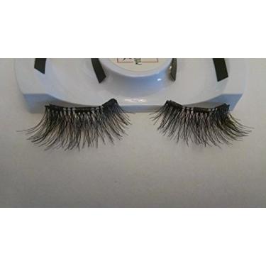 Imagem de Cílios magnéticos de 2,5 cm de largura – Opções de 10 mm, 13 mm, 16 mm, 19 mm – 100% cabelo humano – Aparência natural (19 mm)