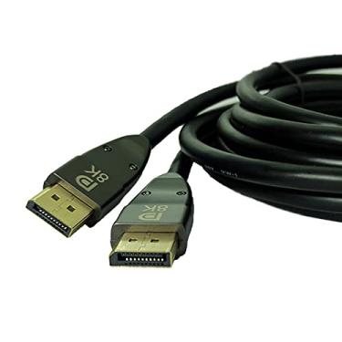 Imagem de Cabo Displayport 1.4 Conector Ouro 8K x 4k 32Gbps - 7 Metros