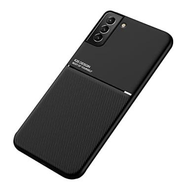 Imagem de Kepuch Mowen Capa para Samsung Galaxy S22+ 5G S22 Plus - Case Placa de Metal Embutida para Samsung Galaxy S22+ 5G S22 Plus - Preto