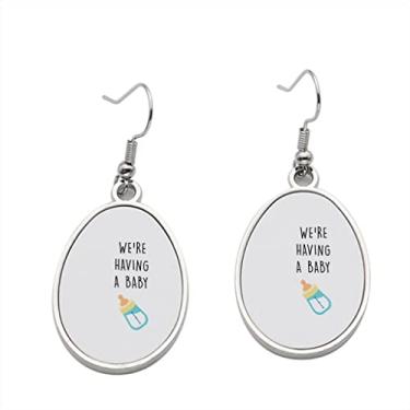 Imagem de Brinco We Re Having Baby - Brincos com pingente para meninas - Presente de festa de aniversário dos namorados