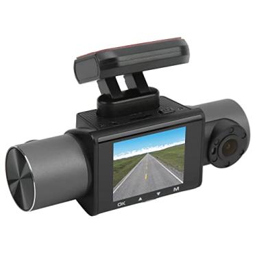 Imagem de Câmera de painel de carro, DVR carro tela de 1,58 polegadas JPEG foto liga de zinco tipo C para segurança de direção