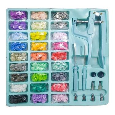 Imagem de Alicate Prega Botão Plástico Ilhós Botões De Metal Tic Tac