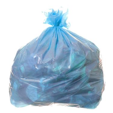 Imagem de Saco Para Lixo Com Capacidade De 60 Litros Azul Com 100 Unidades Itaquiti