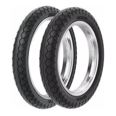 Imagem de Par Pneu 2.50-17 + 2.75-17 Rinaldi Traxx Sky 110