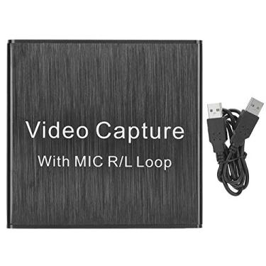 Imagem de KIKYO Placa de captura de vídeo, Placa de captura de vídeo USB 2.0 Captura de vídeo HDMI portátil para aquisição de alta definição, gravação matemática, imagem
