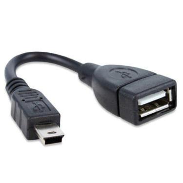 Imagem de Adaptador Usb Femea  P/ Mini Usb Macho