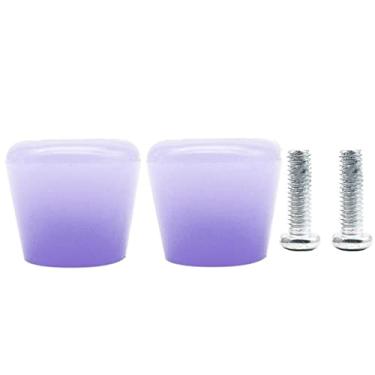 Imagem de shamjina 2 Peças Patins Top Stopper Roller Inline brake for skate Acessórios de Substituição para Acessórios de Skate Inline, Roxo