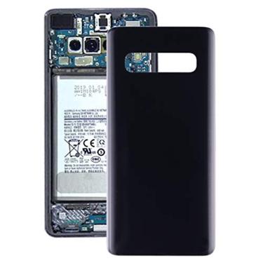Imagem de HUANGYUNCHAO Acessórios telefônicos Tampa traseira da bateria original para Galaxy S10 SM-G973F / DS, SM-G973U, SM-G973W Substituição do telefone celular