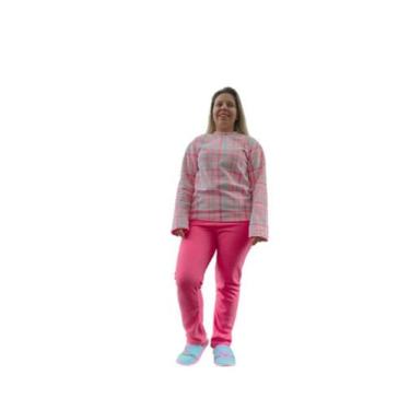 Imagem de Pijama Soft Feminino Fleece Americano Quente Antialérgico - Doce Sonho