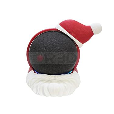 Imagem de Suporte Para Alexa Echo Dot 4 De Natal - Papai Noel