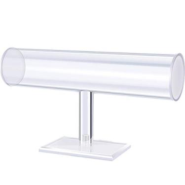 Imagem de Pulseira de acrílico em T da Maitys Hovering, colar de joias, exibição de joias, suporte de relógio, headdress flor, joias, organizador para organização doméstica