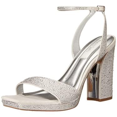 Imagem de Franco Sarto Sandália feminina Daffy, Prata metálica platinada, 38